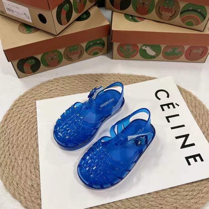 free-shipping-2023melissa-childrens-shoes-woven-sandals-hollow-jelly-shoes-fragrant-shoes
