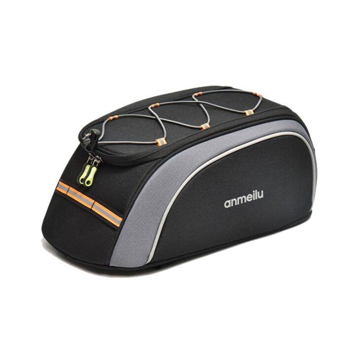 ANMEILU 8L Bicycle Pannier Bag Rear Shelf Bag Hard Shell Waterproof