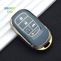 hot【DT】 HR-V CR-V CRV 2021 2022 2023 5Buttons Fob Holder Car Cover Keychain Accessories