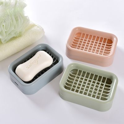Kotak sabun drainase 1 buah multifungsi nyaman warna permen rumah kotak sabun plastik Shower Д