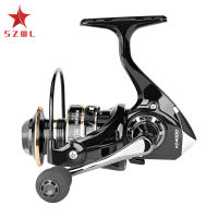 【 Ready Stock 】 Lure Spinning Fishing Reel Anti-slip 5.2:1 High Speed Gear Ratio 8kg Max Drag 2000-7000sreies Fishing Reel