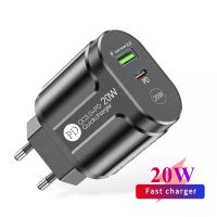 【Taotao Electronics】 USB Charger Quick Charge 3.0 Type C PD Fast Charging อะแดปเตอร์โทรศัพท์มือถือแบบพกพาสำหรับ iPhone 13 12 Pro Max Xiaomi Pro Huawei