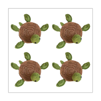 Turtle Coaster Animal Turtle Mug Rug Housewarming Gift, Home Decor, Gift for Daughter, Mom