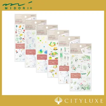 Midori Transfer Stickers - Flowering Plants