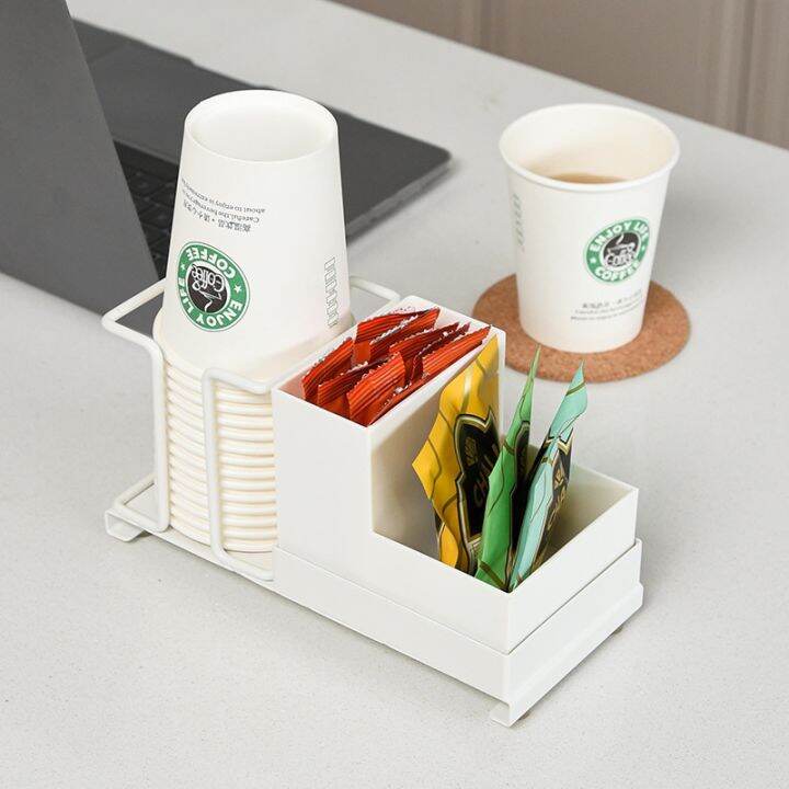 mjn8 Desktop Cup Holder Organizer Coffee Bag Lazada PH