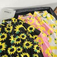 G&amp;MN   เสื้อฮาวาย【KIN】เสื้อลายดอกเบญจมาศใหม่ การพักผ่อนที่ทันสมัยเนื้อผ้าคุณภาพสูง