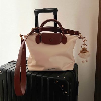 ۩♞ Chio2nd large Longchamp bag womens summer 2023 new portable dumpling bag shoulder Messenger bag