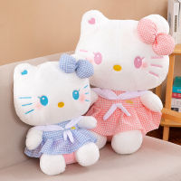 Sanrio ญี่ปุ่นการ์ตูนสาวหัวใจ H Ello K Itty น่ารัก Plushie ของเล่น Kawaii นุ่มยัดตุ๊กตาของเล่นสำหรับเด็กของขวัญวันเกิด