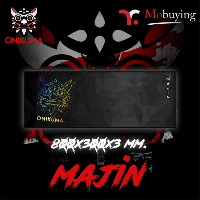 แผ่นรองเมาส์ Majin Onikuma Gaming Mousepad Size 780 x 300 x 3 mm แผ่นรองเมาส์ แผ่นรองเมาส์เกมมิ่ง แผ่นรองเมาส์ขนาดใหญ่ รับประกันสินค้า 7 วัน #Mobuying