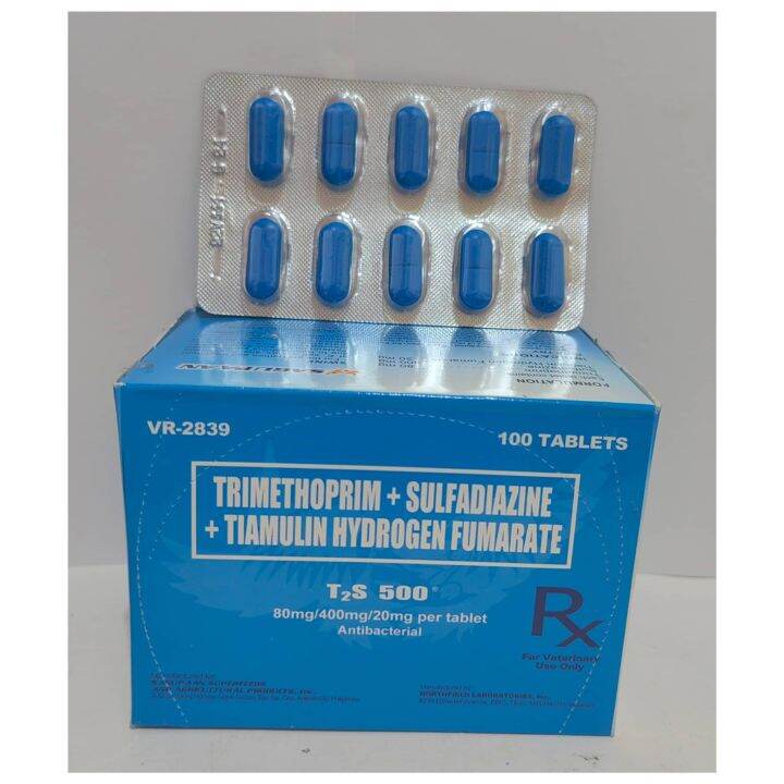 SAGUPAAN T2S 500 Trimethoprim + Sulfadiazine + Tiamulin Hydrogen