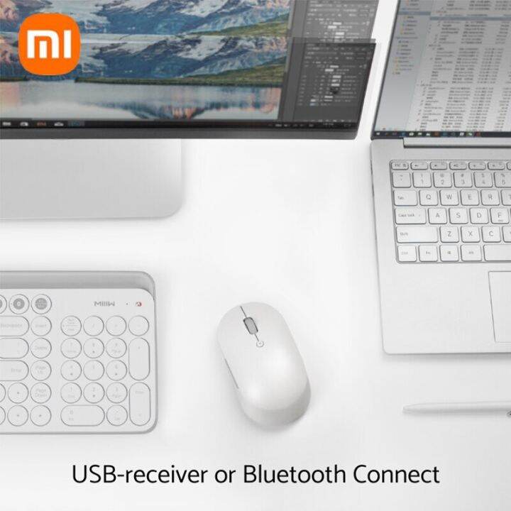 xiaomi-mi-dual-mode-wireless-mouse-silent-edition-global-version-เสี่ยวหมี่-เม้าส์ไร้สาย