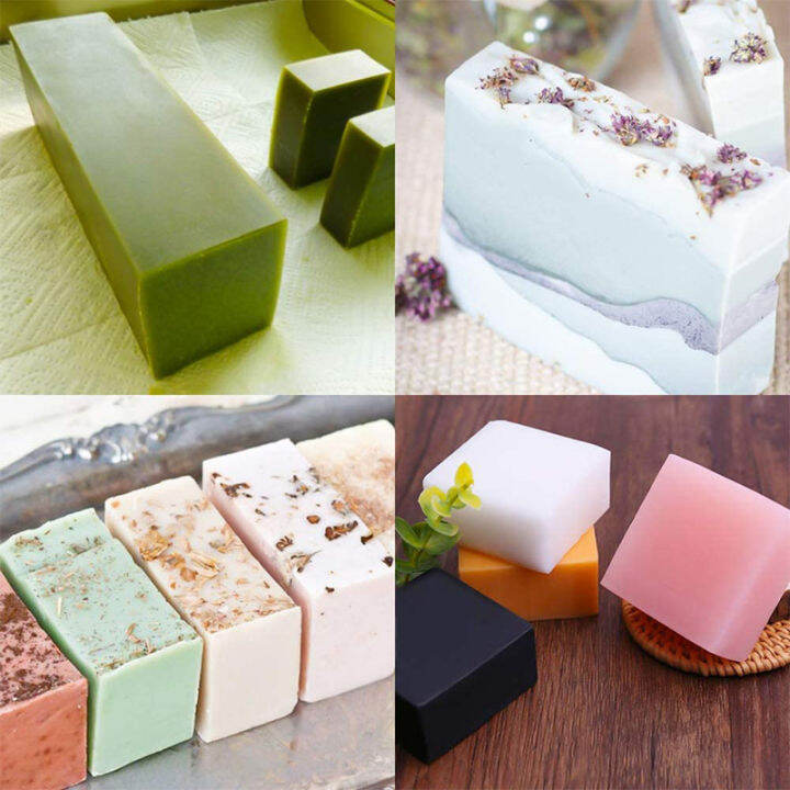 silicone-soap-molds-1pcs-38oz-rectangular-loaf-mold-with-plastic-scraper-for-handmade-soap