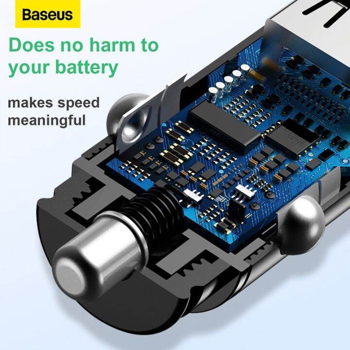 baseus-รถ-usb-อย่างรวดเร็ว-qc3-0-qc4-0-4-0อย่างรวดเร็วสำหรับโทรศัพท์มือถือ-qc-scp-5a-pd-type-c-30w