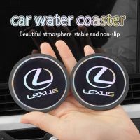 Car Laser Silicone Colorful Reflective Water Coaster for Lexus Lx Gx Rx Ls Gs Sc Es Is Accessories