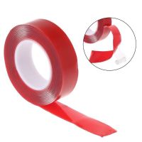 2M Red Double Sided Adhesive Tape High Strength Acrylic Gel Transparent Car Fix