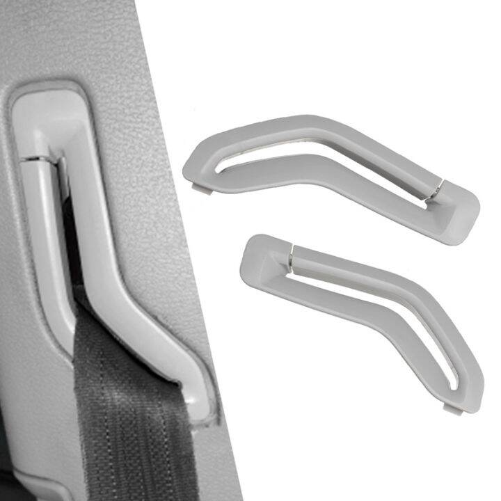 for-volvo-s60-s80-v70-xc90-seat-belt-retractor-guide-ring-belt-selector-gate-seat-belt-trim-cover-gray