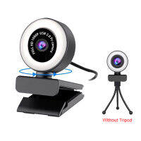 2K 4K Webcam 1080p Round Full HD Webcam PC Mac Laptop DESKTOP USB with Microphone Webcam for Youtube Live Video 4K