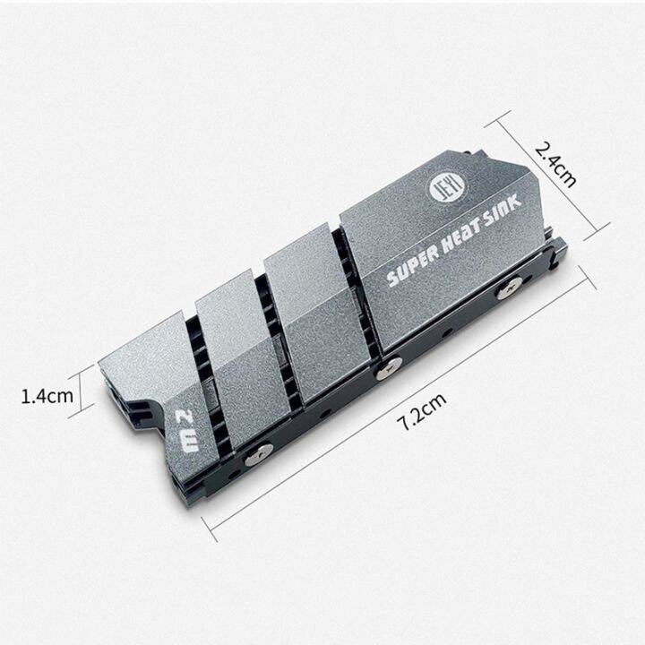 jeyi-m-2-ssd-nvme-ngff-heat-sink-aluminum-heatsink-with-thermal-pad-for-m2-2280-ssd-hard-disk-desktop-pc