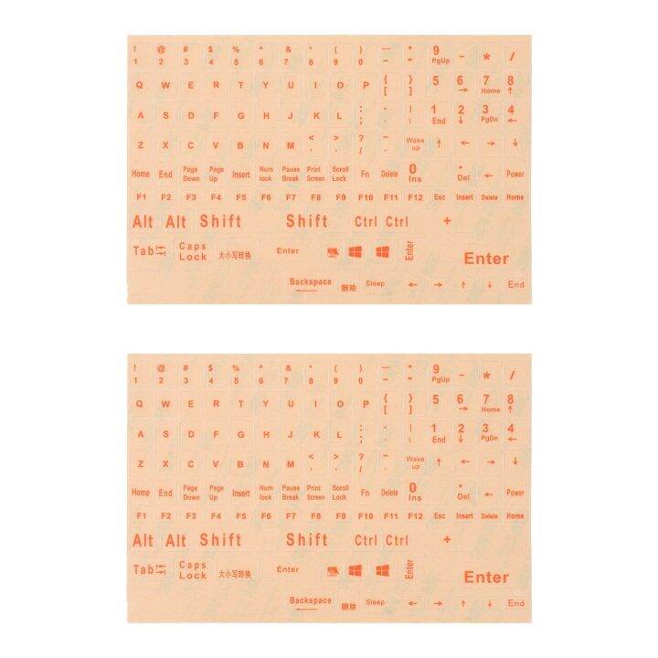 ร้อน-สติกเกอร์แป้นพิมพ์ภาษาอังกฤษสติกเกอร์แล็ปท็อปผิวปกเปลี่ยนสติ๊กเกอร์สติ๊กเกอร์โน๊ตบุ๊คตกแต่งคอมพิวเตอร์โน๊ตบุ๊ค