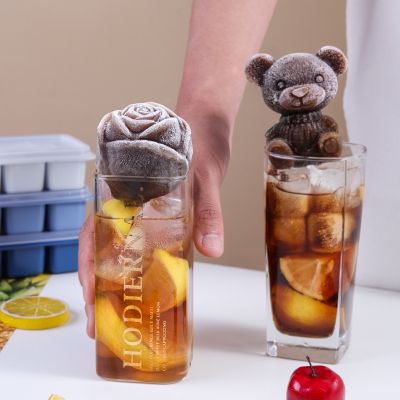 Homemart.shop-แม่พิมพ์ซิลิโคน รูปหมี หยืดหยุน ทำความสะอากง่าย มี2ขนาดให้เลือก ใช้สำหรับทำน้ำแข็ง