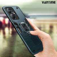 Vantime สำหรับ Infinix Hot 30 Play กรณีแหวนขาตั้งเลนส์ปกป้องปกแข็งกันกระแทกกลับ Casing