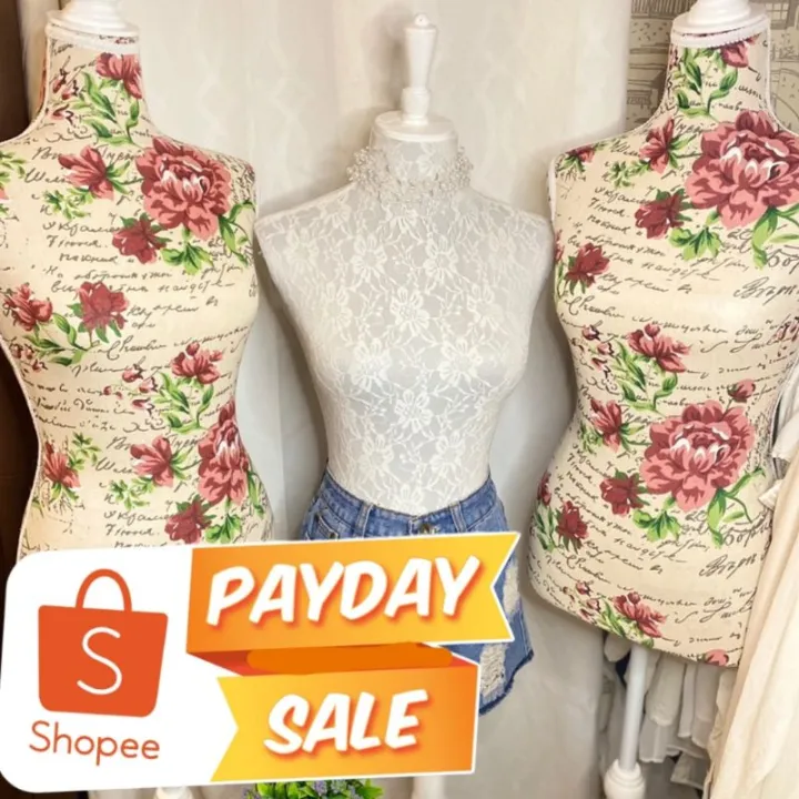 Original Tailor Pinnable Adult Female Form Mannequin w Stand ,Table top