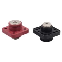 ✜✆ 1pc 150A New Product Red and Black Through-Wall Terminal Energy Storage Terminal Copper Terminal Connector Terminal With Shield