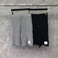 TB THOM Shorts Summer Male Shorts Fashion nd Solid Cotton Stripe Slim Casual Sports Trousers Jogger Track Shortpants