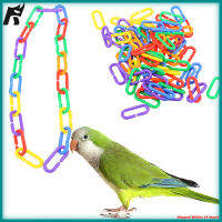 50Pcs Plastic C-clips Hooks Chain C-links Sugar Glider Rat Parrot Bird Toy for Cockatiel Parrot Hook Link Chain Toy