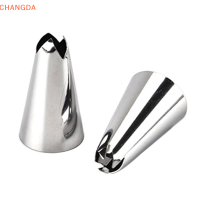 ?【Lowest price】CHANGDA 8pcs สแตนเลสไอซิ่งท่อหัวฉีดขนมเคล็ดลับเค้กอบ DIY เครื่องมือตกแต่ง