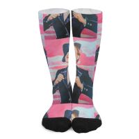 【jw】✎❄♟  Forget your troubles cmon get happy! Socks Womens Men′s sock