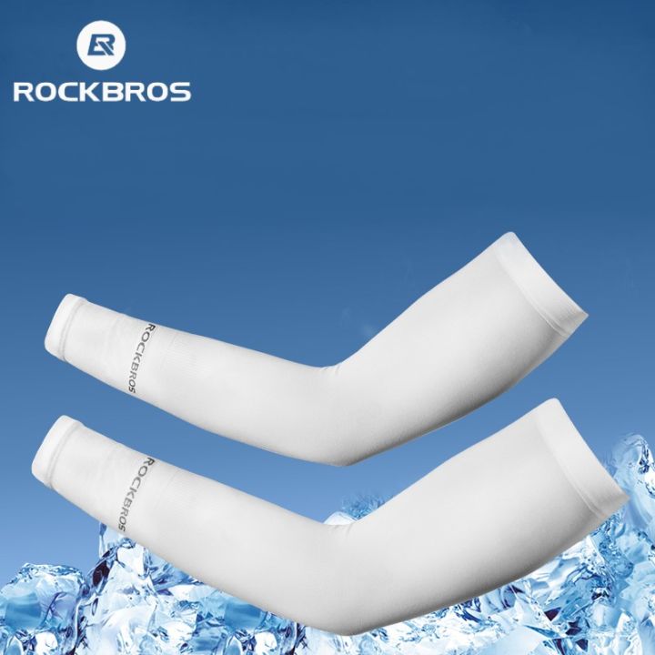 rockbros-ice-fabric-running-arm-warmers-uv-protect-arm-sleeves-basketball-camping-riding-outdoors-sports-wear-protective-gear