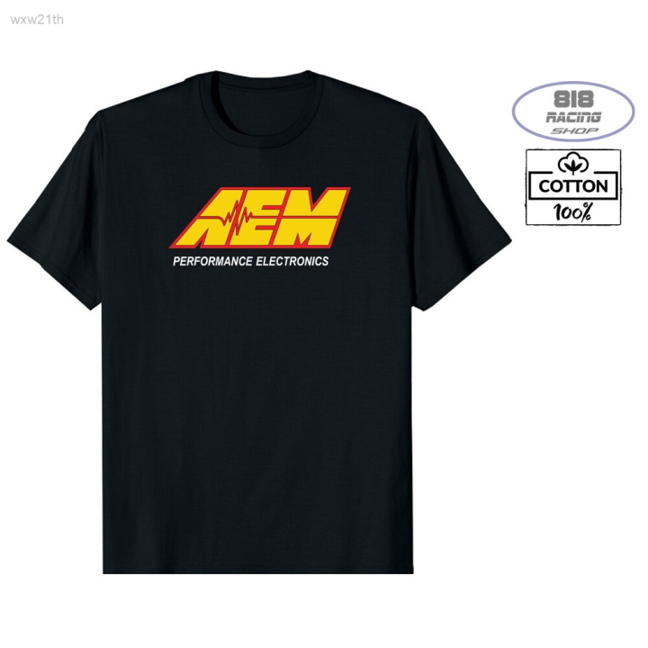 2023-street-fashion-racing-sports-t-shirt-black-100-cotton-aem-round-neck-unisex