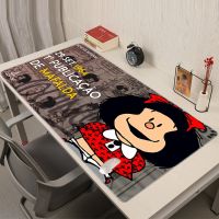 Mafalda Mouse Pad เครื่องเกมคอนโซล หน้าแรกขนาดใหญ่ HD Keypad แผ่นรองเมาส์ ยางธรรมชาติกันลื่น เครื่องเกมคอนโซลแล็ปท็อปเดสก์ท็อป แผ่นรองเมาส์