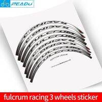 racing 3 road bike wheel set sticker bicycle R3 rim decals