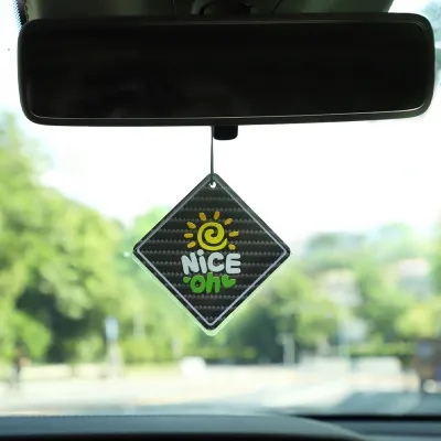 【CC】❂✕  Car Fragrance Tablet Pendant Air Freshener Fragrant Slice Lasting Aromatherapy Purified