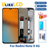 6.53 "สำหรับ Xiaomi R Edmi หมายเหตุ9 4กรัมจอแอลซีดีหน้าจอแสดงผลหน้าจอสัมผัส Digitizer กรอบ100% ทดสอบไม่มีพิกเซลตายฟรีกระจก + เครื่องมือ