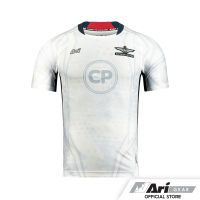 ARI TRUE BANGKOK UNITED 2023/2024 ACL AWAY PLAYER JERSEY - WHITE/BLUE/RED เสื้อฟุตบอล อาริ ทรู แบงค็อก ACL สีขาว