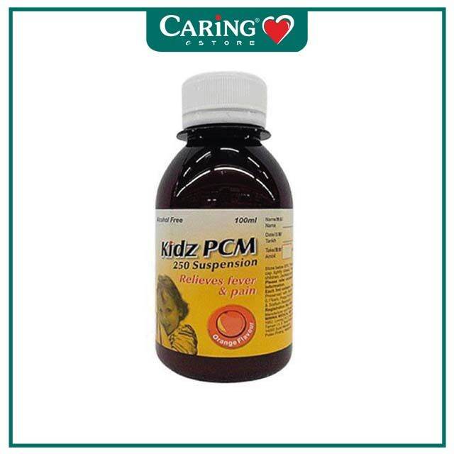 KIDZ PCM PARACETAMOL 250MG SUSPENSION ORANGE 100ML | Lazada