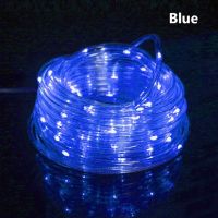 Solar Rope Lights 5/10/20M Blue Waterproof Solar Led Tube Fairy Lights For Outdoor Garden Street Decorations 8 Modes Control