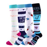 【YD】 Compression Socks Knee 20-30 Mmhg Men Nursing Varicose Veins Edema Diabetes Pregnancy