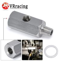 ℗✙ Stainless Steel 1/8 BSPT Oil Pressure Sensor Sendor Tee Adapter to 1/8 NPT Gauge T-Piece Car Accessories VR-OGA02