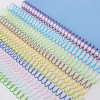 5pcs A4 Metal Binder Spiral 30-hole Loose-Leaf Binding Rings 12mm Single Coil Spring Spiral Punch For Notebook School Supplies Note Books Pads