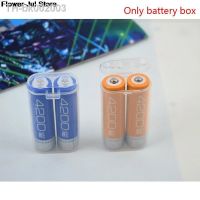 ♚ↂ 1PC 18650 Battery Portable Waterproof Clear Holder Storage Box Transparent Plastic Safety Case for 2 Sections 18650