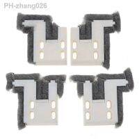 4pcs Sliding Window Buffer Block Up and Down Track Sealing Wind-proof Brush Strip Door Sound Insulation Pad