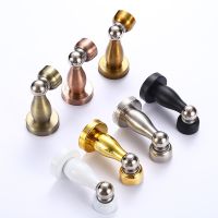 【hot】 Magnetic Door Stops Stopper Holder Catch With Screws Anti-Collision Bedroom Toilet Hardware