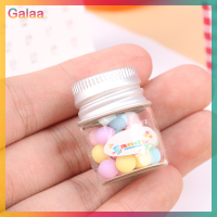 Galaa ตุ๊กตาโถลูกอม DIY จำลองบ้านตุ๊กตา2ชิ้นของขวัญสำหรับเด็ก