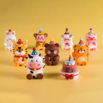 Polymer Clay Cartoon Anime Birthday Party Supplies for Kids - China  Birthday Party Supplies and Cake Decorations price