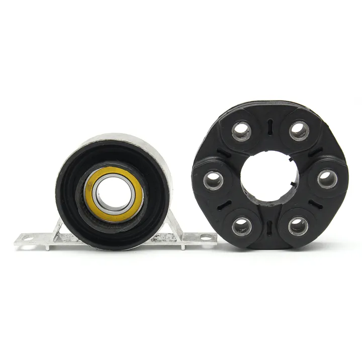 Drive Shaft Center Carrier Bearing Support Flex Disc Kit For BMW