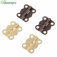 bowarepro 10Pcs 16x13mm Antique Cabinet Hinges Furniture Accessories Jewelry Boxes Small Hinge Furniture Fittings For Cupboard